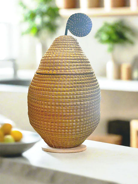 Handmade Moonj Grass Lemmon Basket