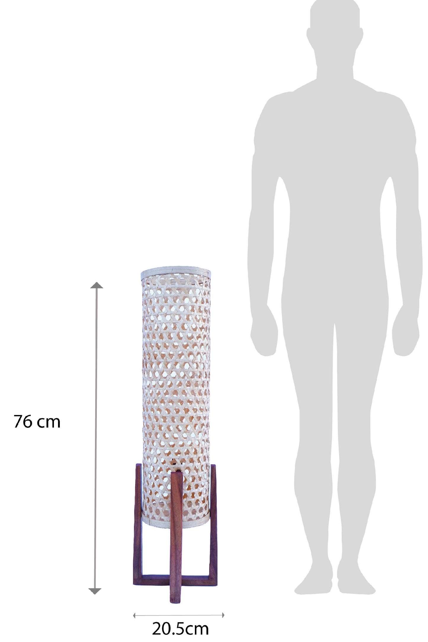 HAND MADE CLASSIC BAMBOO FLOOR LAMP