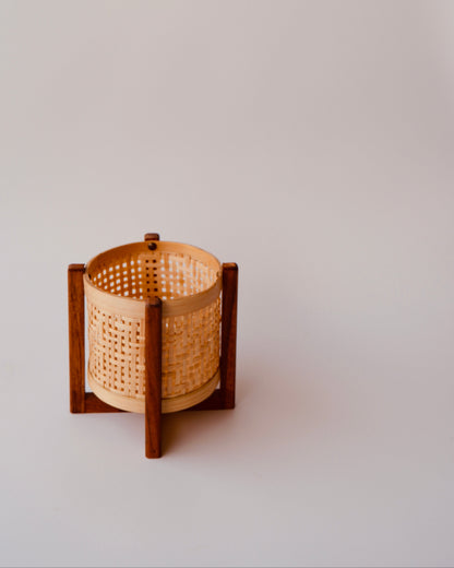 CLASSIC HAND MADE MINI BAMBOO PLANTER