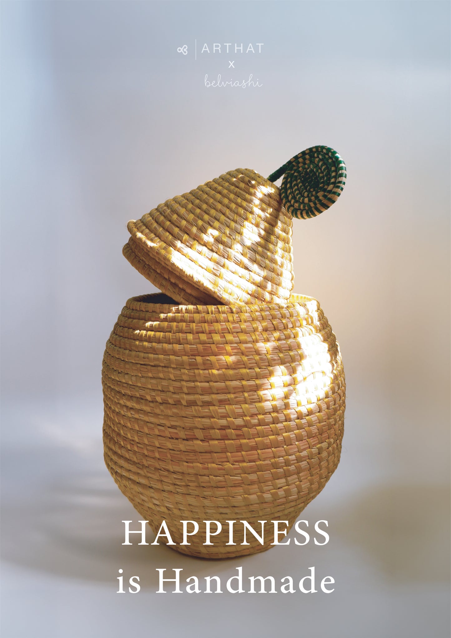 Arthat X belviashi Moonj Grass Lemmon  Basket ,