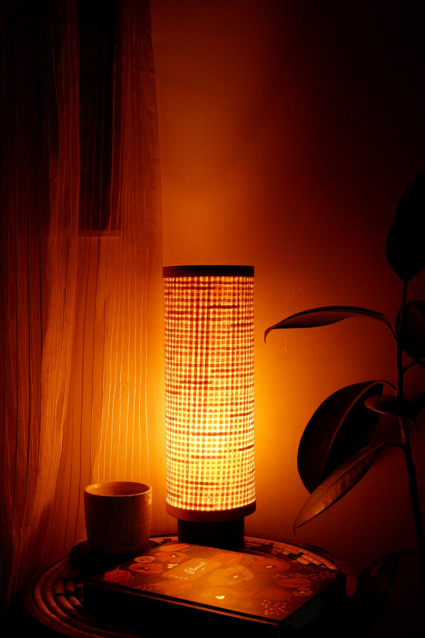 BAMBOO SLEEK LAMP / DENSE WEAVE