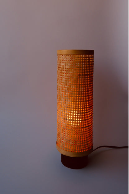 BAMBOO SLEEK LAMP / DENSE WEAVE