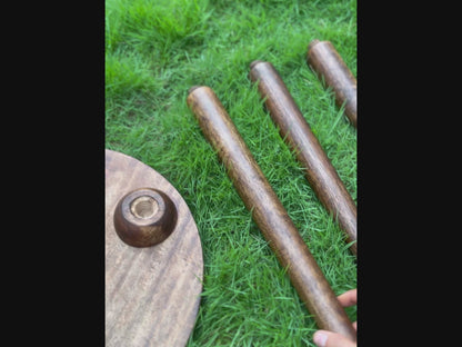 Arthat Moonj Grass - Mango Wood Table - Earthen Blossom